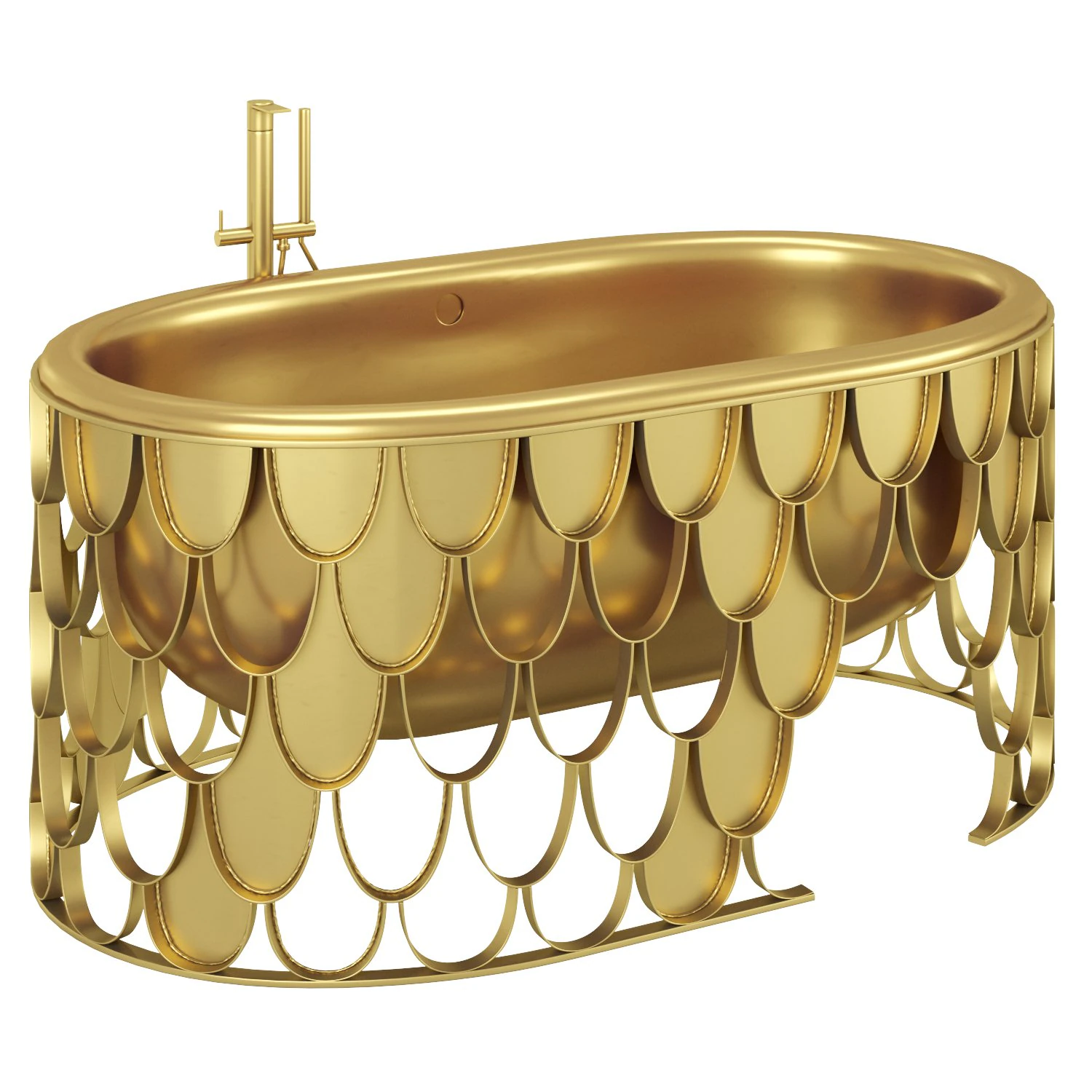 KOI BATHTUB BY MAISON VALENTINA 3D Model .c4d .max .obj .3ds .fbx .stl .blend 
