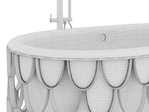 KOI BATHTUB BY MAISON VALENTINA 3D Model