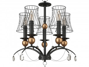 Lussole Lgo Arivaca Chandelier 3Dモデル