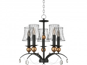 Lussole Lgo Arivaca Chandelier 3D 模型