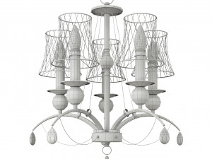 Lussole Lgo Arivaca Chandelier 3D 模型