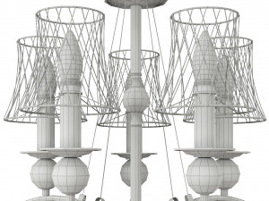 Lussole Lgo Arivaca Chandelier 3D 模型