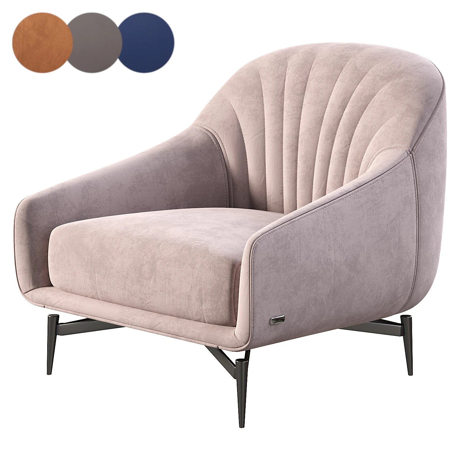 Poltrona Felicita Edições Natuzzi Modelo 3D .c4d .max .obj .3ds .fbx .stl .blend