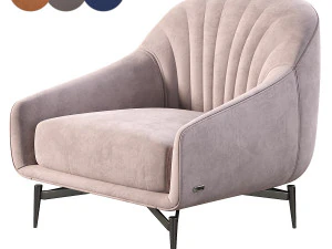 Natuzzi Ediciones Felicita Sill&oacute;n Modelo 3D