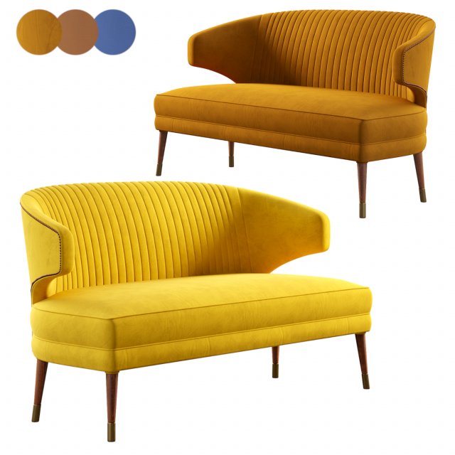 Ibis sofa by brabbu Modello 3D .c4d .max .obj .3ds .fbx .stl .blend 