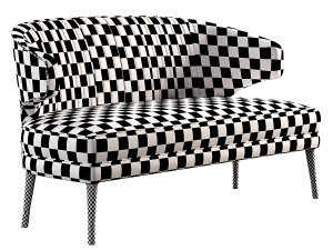 Ibis sofa by brabbu Modello 3D