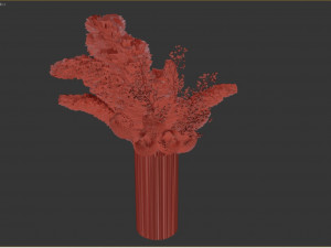Decorative pampas bouquet Modello 3D