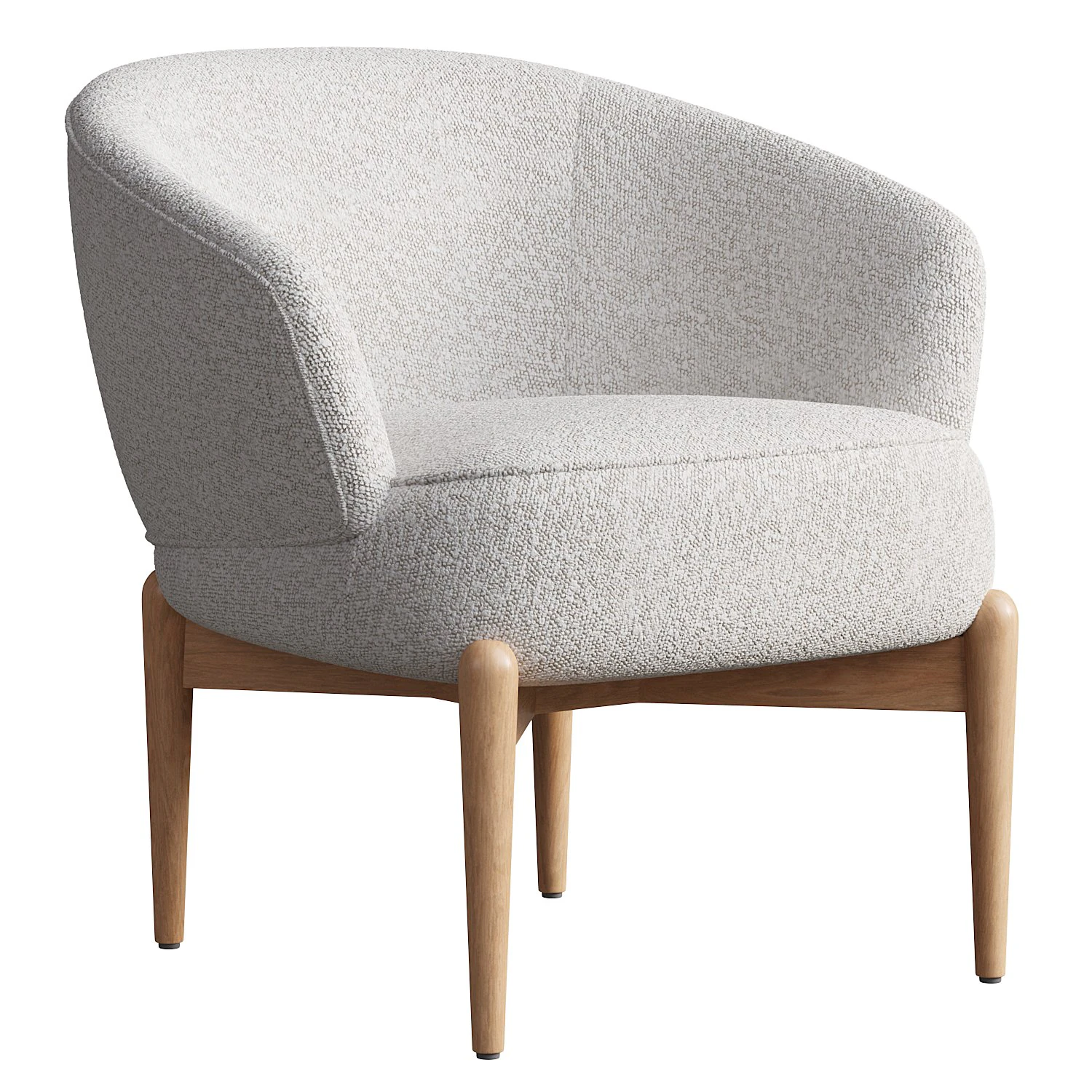 Lily Chair 3D Model .c4d .max .obj .3ds .fbx .stl .blend 