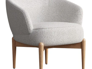 Silla lirio Modelo 3D