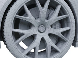 Tesla Roadster 3D Model