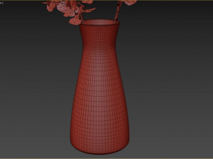 Faux Eucalyptus Branch 3D Model