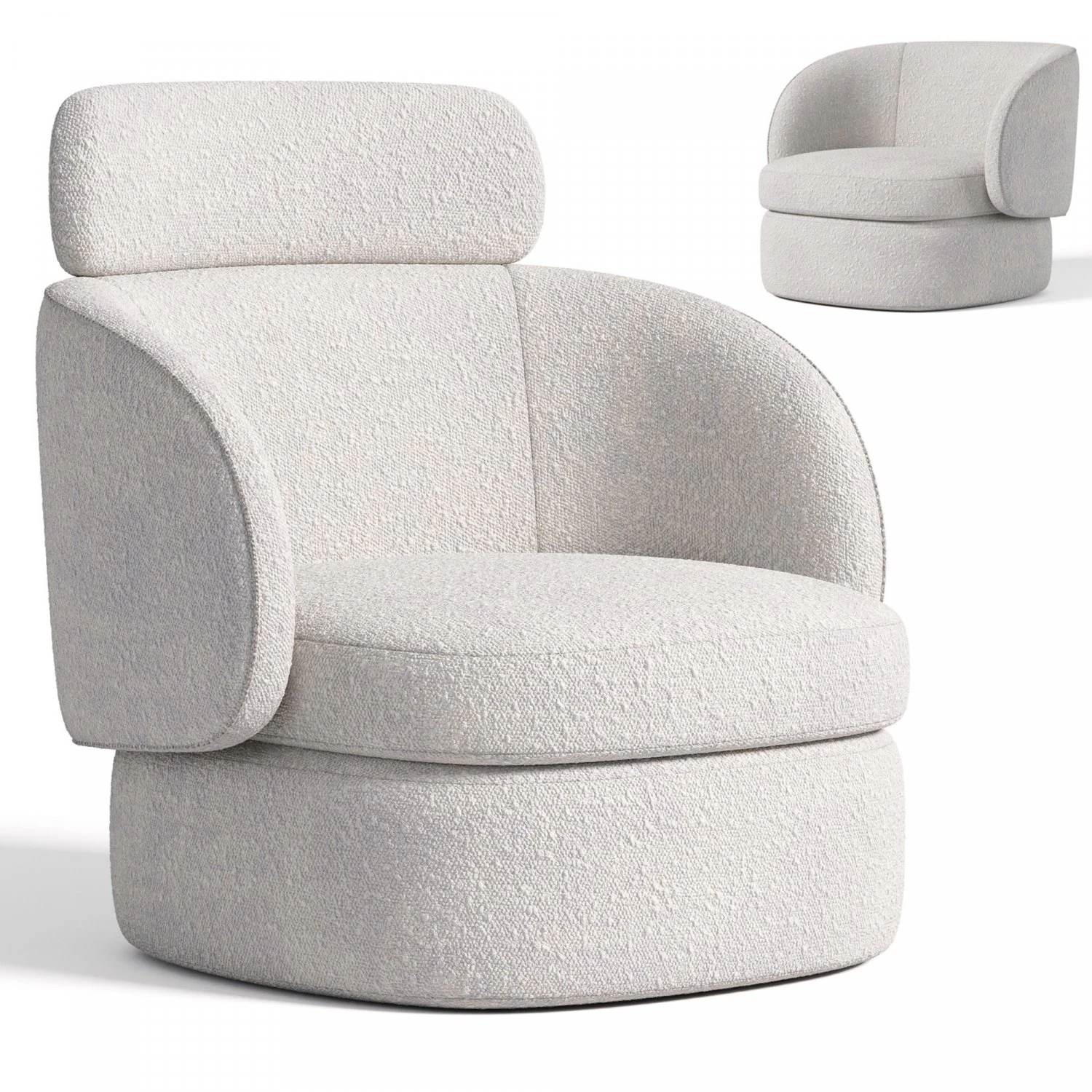 Sobi Armchair By Alf Dafre 3D Model .c4d .max .obj .3ds .fbx .stl .blend 