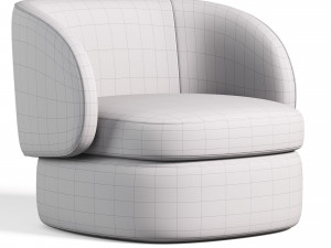 Sobi Armchair By Alf Dafre 3D Model