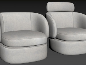 Sobi Armchair By Alf Dafre 3D Model