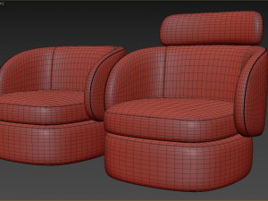 Sobi Armchair By Alf Dafre 3D Model