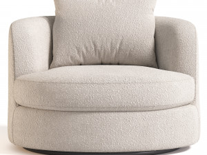 Sofax Tiffany Upholstered Armchair 3Dモデル