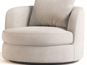Sofax Tiffany Upholstered Armchair 3Dモデル