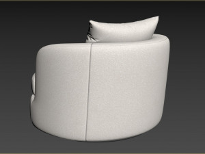 Sofax Tiffany Upholstered Armchair 3Dモデル
