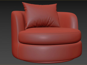 Sofax Tiffany Upholstered Armchair 3Dモデル