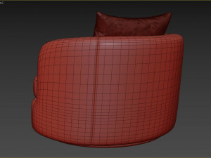 Sofax Tiffany Upholstered Armchair 3Dモデル