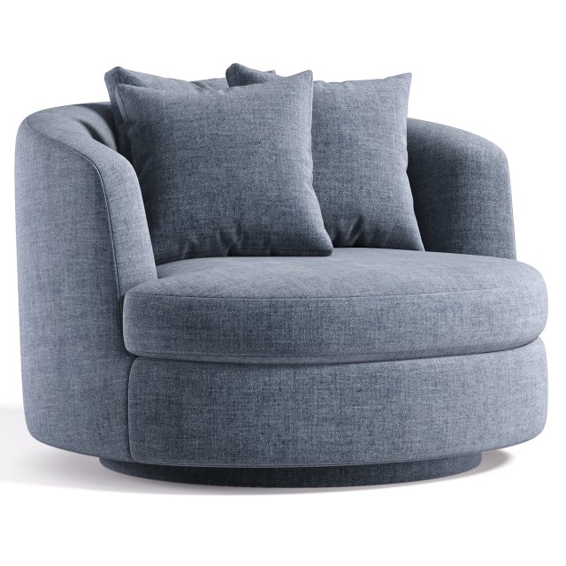 Viv Grand Swivel Chair Model 3D .c4d .max .obj .3ds .fbx .stl .blend
