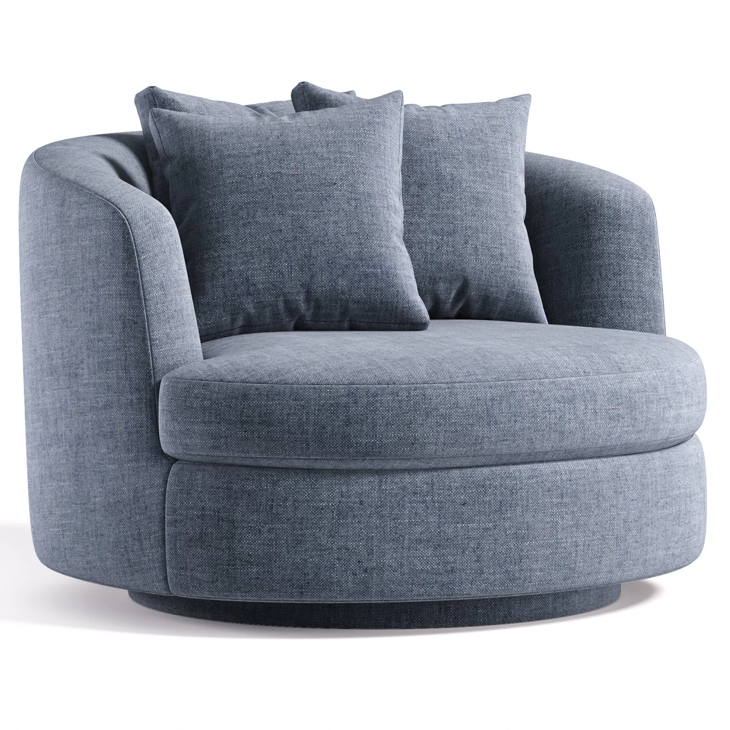 Viv Grand Swivel Chair 3D Model .c4d .max .obj .3ds .fbx .stl .blend 