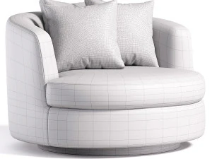 Viv Grand Swivel Chair 3D Model