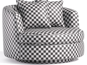 Viv Grand Swivel Chair Model 3D