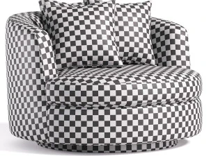 Viv Grand Swivel Chair 3D Model
