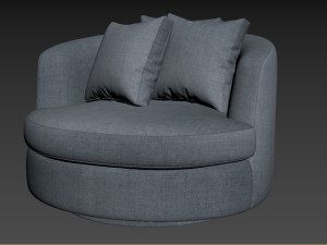 Viv Grand Swivel Chair Model 3D
