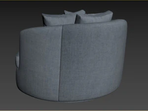 Viv Grand Swivel Chair 3D Model