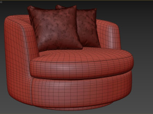 Viv Grand Swivel Chair Model 3D