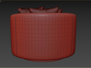Viv Grand Swivel Chair Model 3D