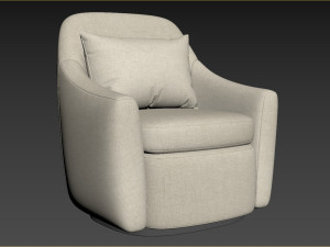 Dallas Swivel Chair 3D Model