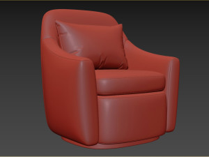 Dallas Swivel Chair 3D Model