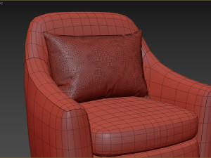 Dallas Swivel Chair 3D Model