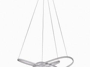 Cales Unique Geometric LED Chandelier Model 3D