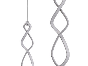 Fralick Light Chrome LED Pendant 3D Модель
