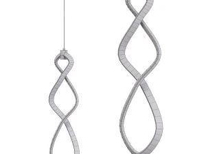 Fralick Light Chrome LED Pendant 3D Model