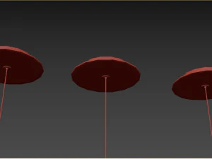 Fralick Light Chrome LED Pendant 3D Model