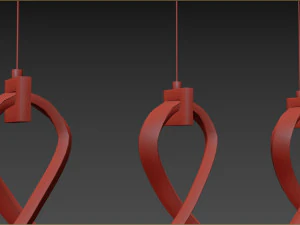 Fralick Light Chrome LED Pendant 3D Model