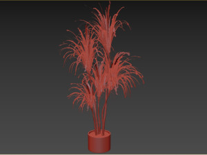 Faux Potted Dracaena Plant 3D Model