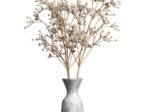 Dry Flower Bouquet 3D Model