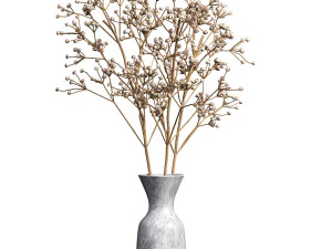 Dry Flower Bouquet 3D Model