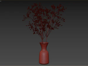 Dry Flower Bouquet 3D Model