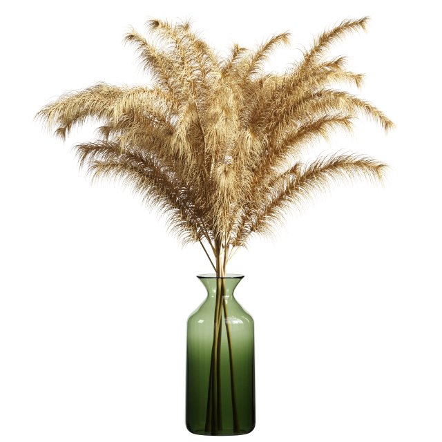 Decorative Pampas Bouquet 3D-Modell .c4d .max .obj .3ds .fbx .stl .blend 