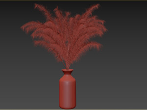 Decorative Pampas Bouquet 3D-Modell