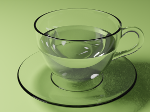 coffee cup with saucer 3D मॉडल