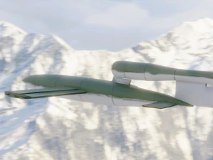 v1飞行炸弹动画 3D 模型