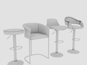 BarStool02 Model 3D